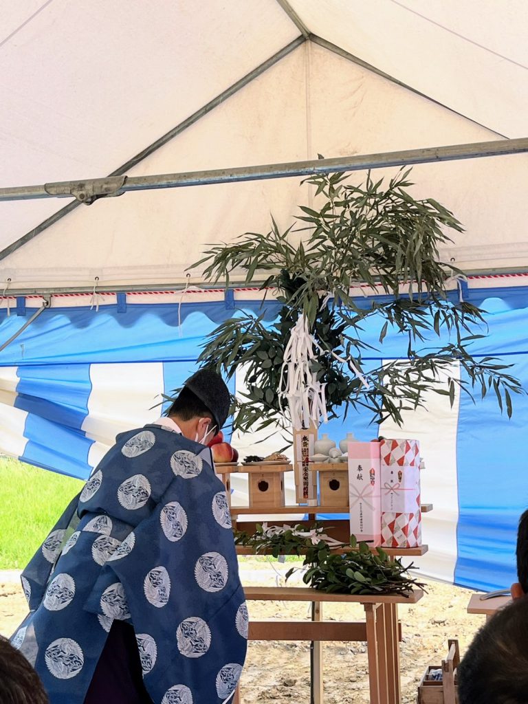 地鎮祭でした♪